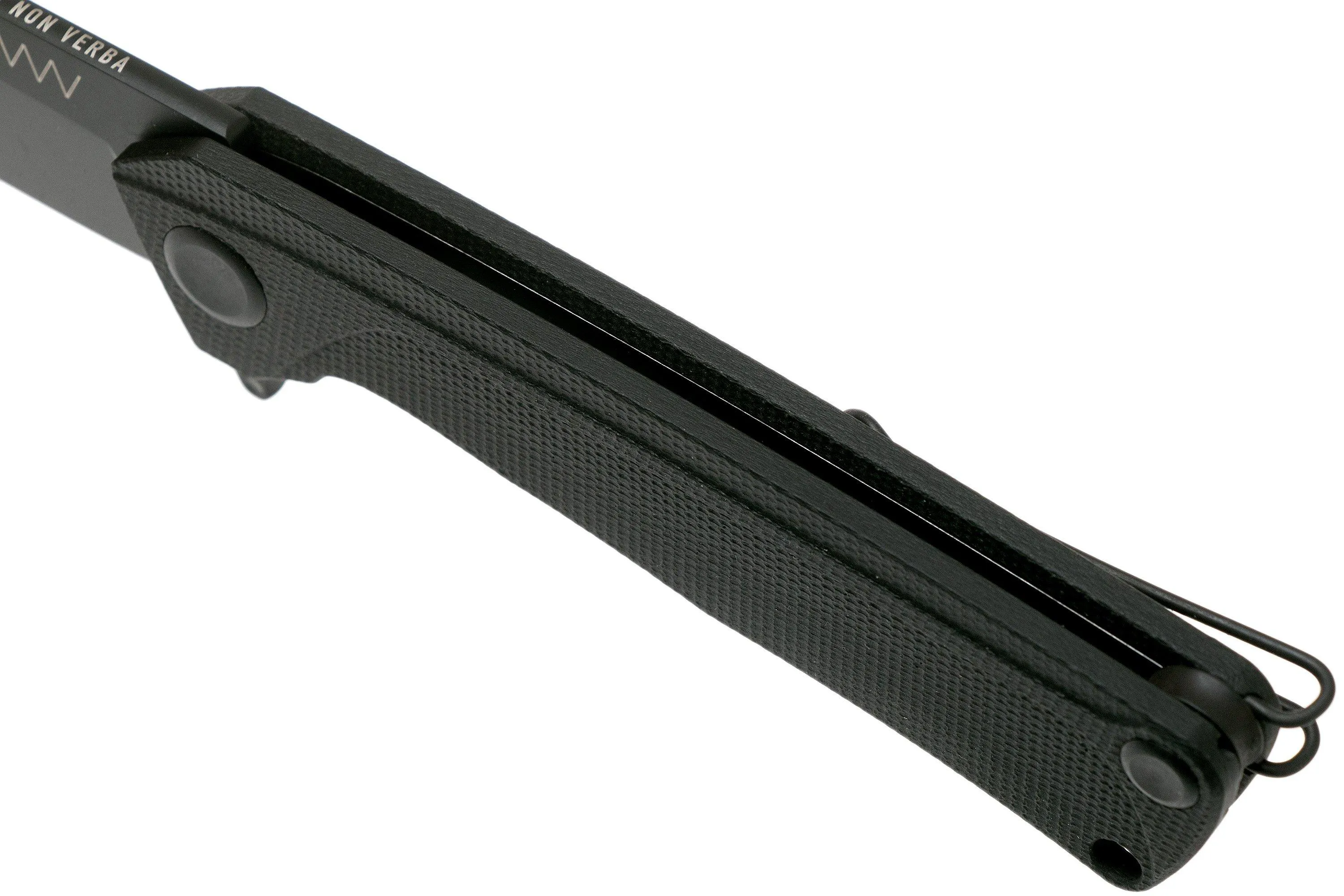 ANV Z100 DLC N690, Black, Linerlock, G10, Z100-021 pocket knife