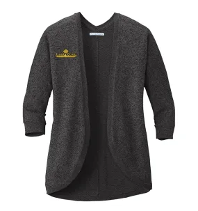 Men's Crewneck Neps Knitted Sweater - Yellow