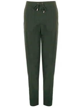 Mid Khaki Pull On Rugby Trouser 25 Inch Leg Length