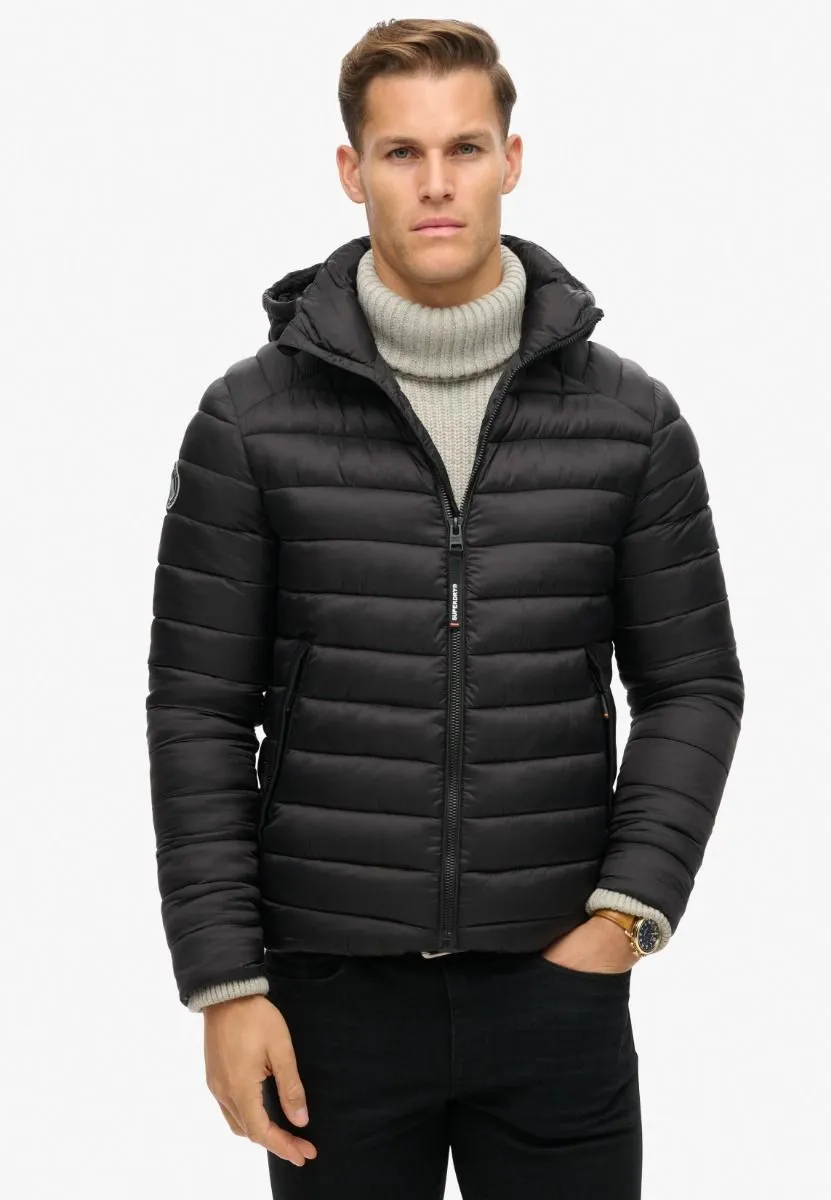 Superdry Black Hooded Fuji Jacket